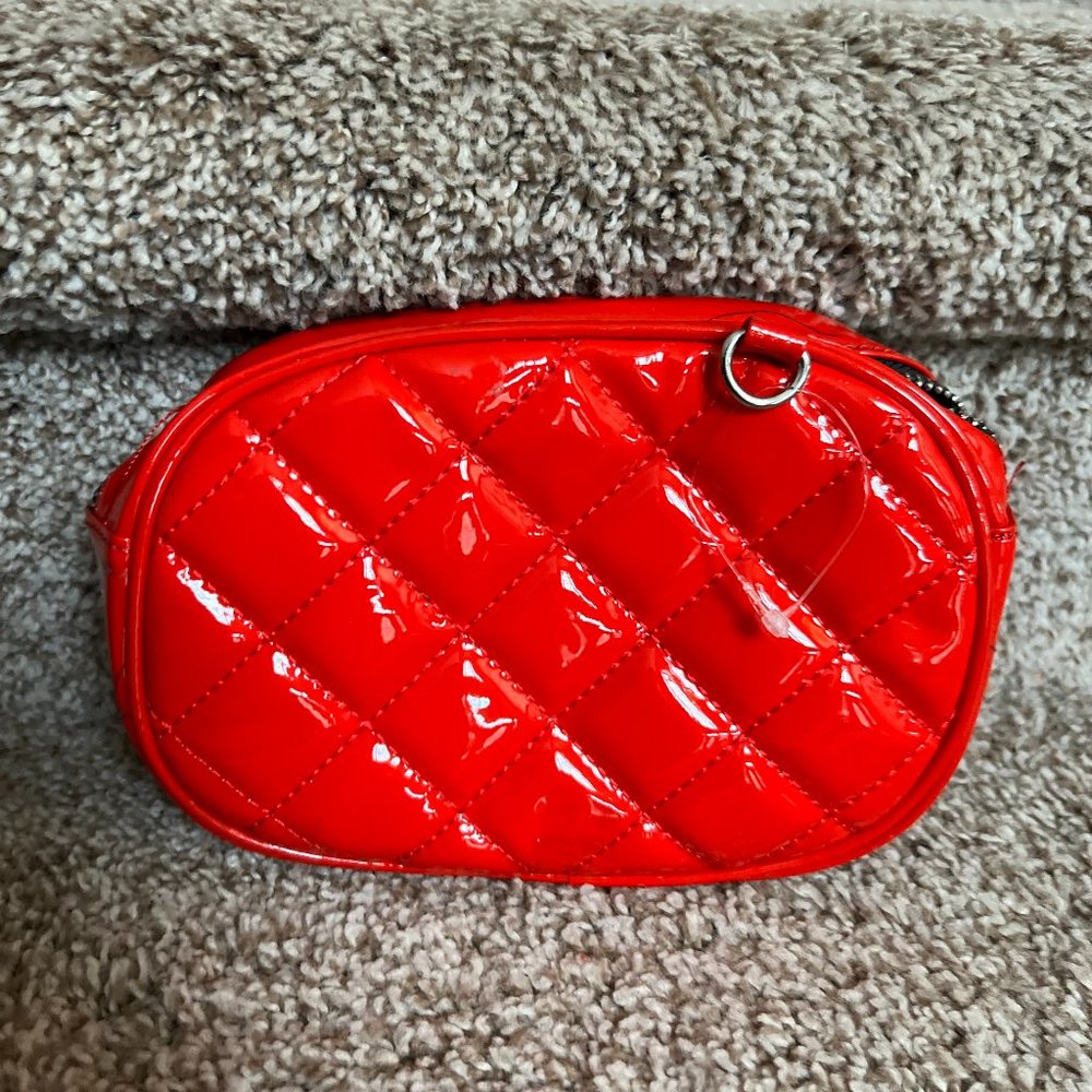 3am Forever Women's Red Patent Leather Clutch .
